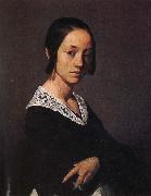 Jean Francois Millet Portrait of Fierden oil